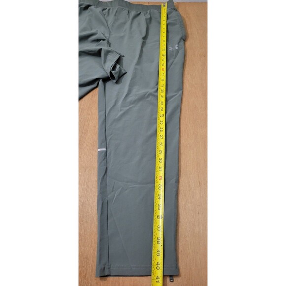 Under Armour UA Storm Run Green Track Pants Size 2XL Men's Flaw - Picture 15 of 16